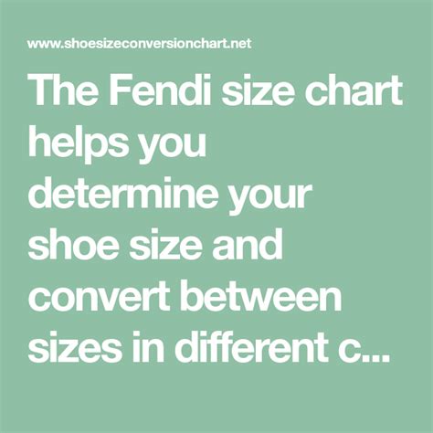 fendi size chart|fendi boot size guide.